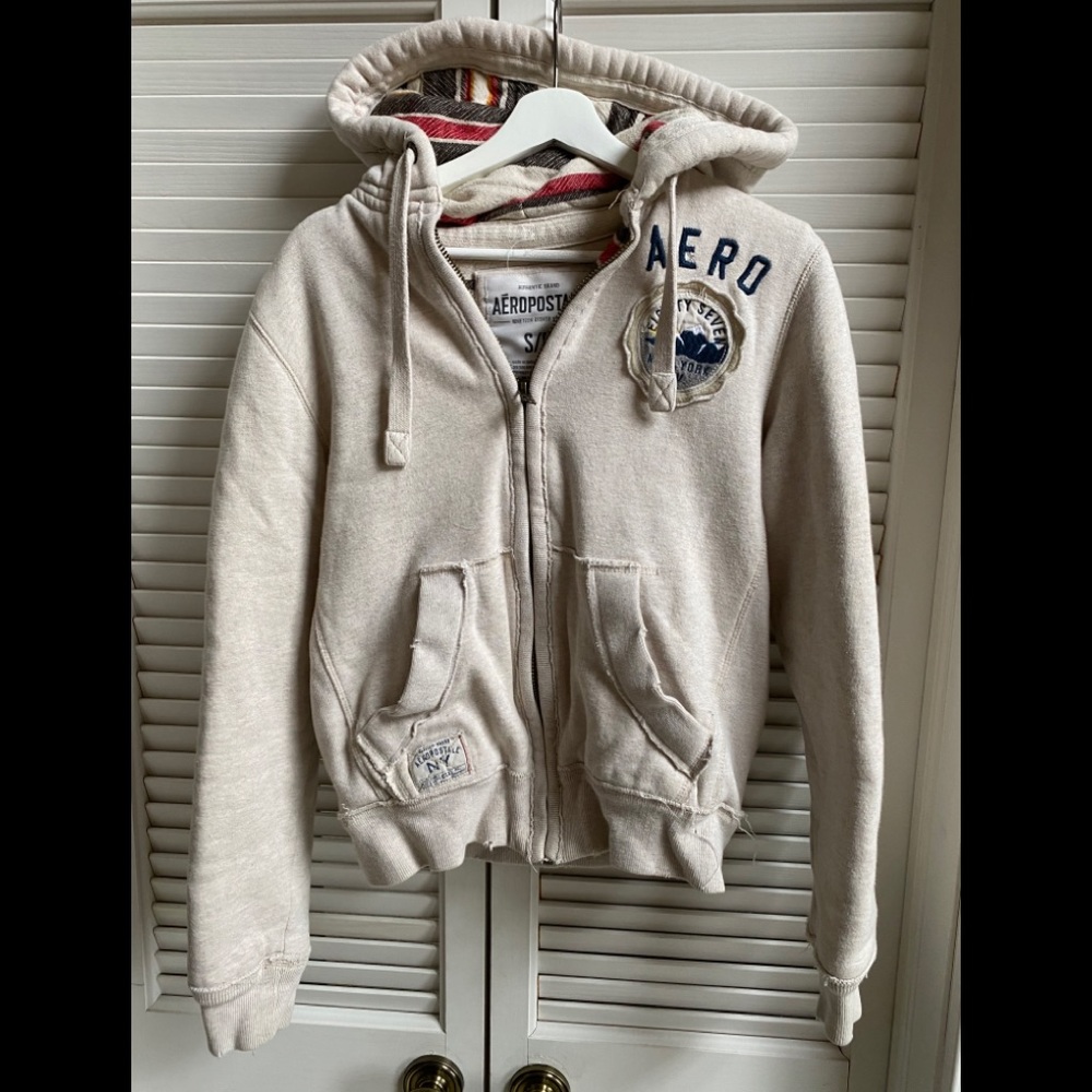 AEROPOSTALE Zip up Hooded Sweater men’s SML